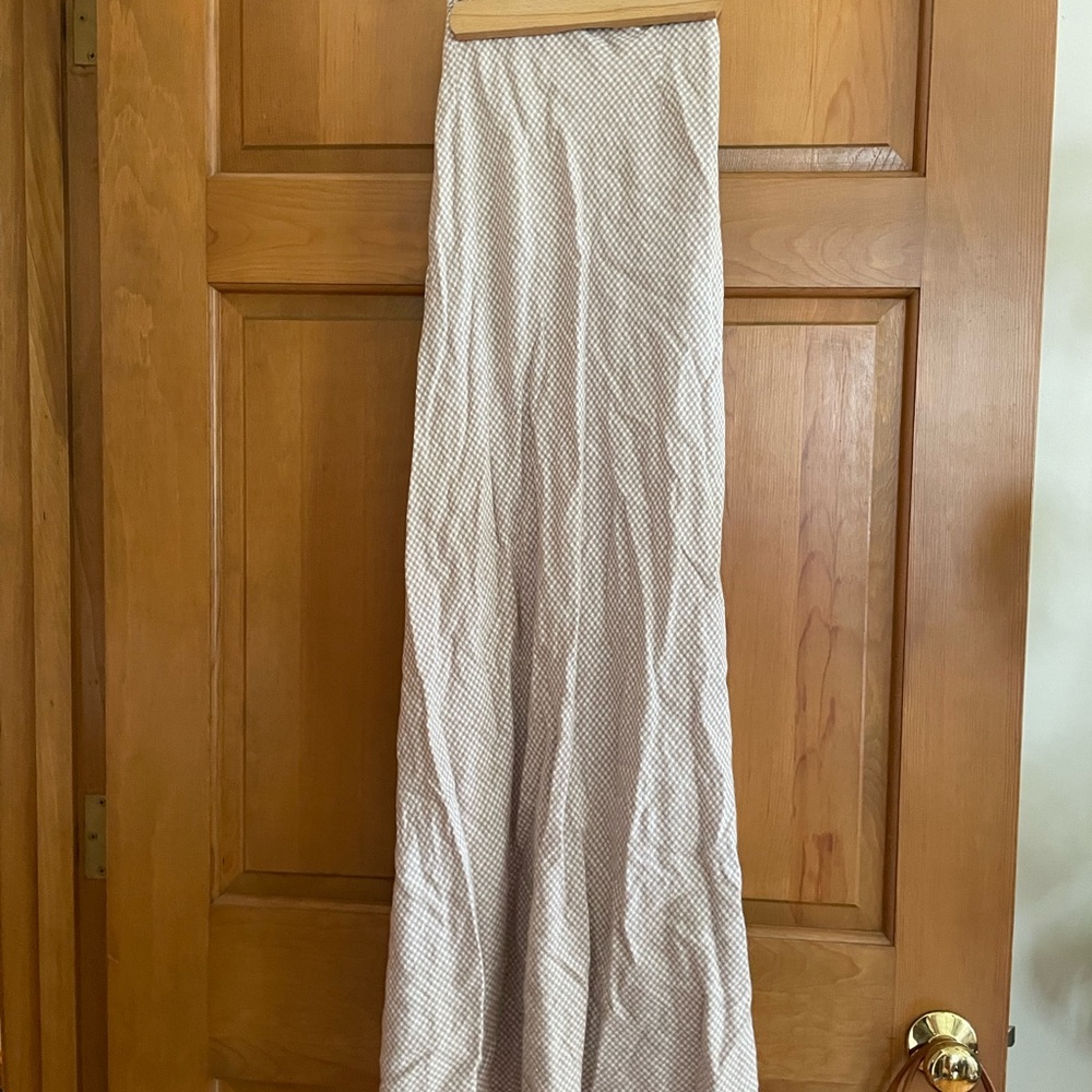 Linen Blend Skirt